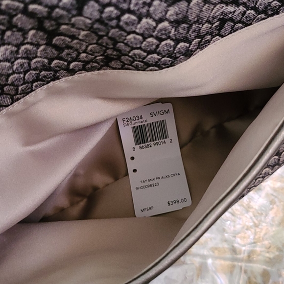 Coach Carryall Satchel Handbag Gunmetal - Picture 6 of 8